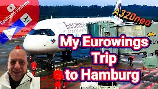 Tripreport  Eurowings  Airbus A320neo  Cologne  Hamburg [upl. by Nivlem]