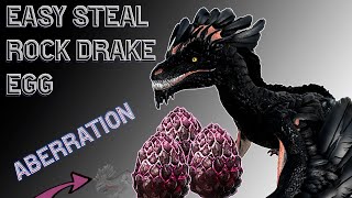 Fertilized Rock Drake Egg  How to easily steal a fertilized Rock Drake egg in Aberration  Ark Surv [upl. by Cattier]