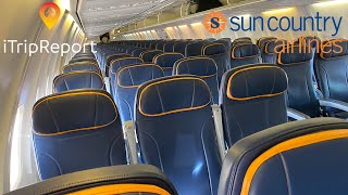 Sun Country Airlines 737800 Best Seat Trip Report [upl. by Rogerg889]