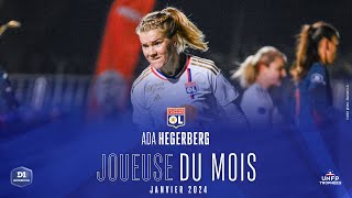 D1 Arkema joueuse du mois  Ada Hegerberg élue en janvier [upl. by Rihana]