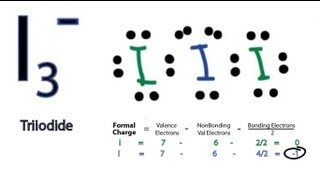 I3 Lewis Structure  How to Draw the Lewis Structure for I3 [upl. by Bury454]