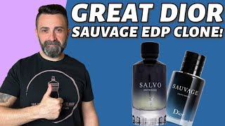 Great Cheapie and Great Dior Sauvage EDP Clone  Maison Alhambra Salvo Intense Review [upl. by Alrak]