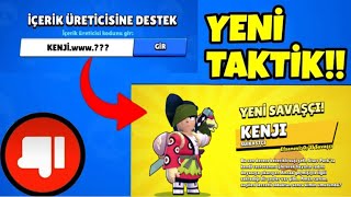 EFSANEVİ KARAKTER VEREN KOD  100 ÇALIŞIYOR Brawl Stars [upl. by Mihe]