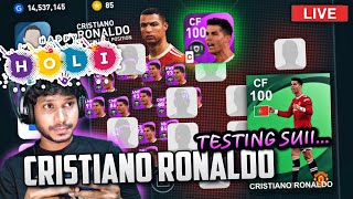 HAPPY HOLI BOYS ❤️  REVIEWING CRISTIANO RONALDO 100 RATED FEATURED CARD [upl. by Smallman]