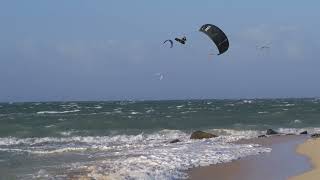 Kite MEGA loop MAUI Hawaii in Super Slomo [upl. by Ema714]