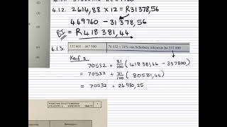 Wiskundige Geletterdheid GR12  Inkomstebelasting en belastingdrempel [upl. by Fanchie]