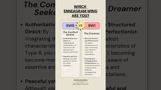 Enneagram 9 Wings 9w8 and 9w1 enneagram enneagram9 9w8 9w1 wings [upl. by Anierdna255]