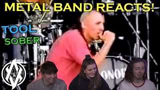 Tool  Sober Live REACTION  Metal Band Reacts REUPLOADED [upl. by Irovi]