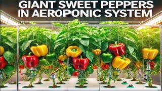 Unbelievable Sweet Palermo Peppers Grown in Aeroponics 🌱🌶 Giant Harvest Revealed aeroponics [upl. by Fromma]