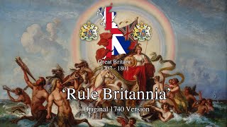 ‘Rule Britannia’  Original 1740 Version of the song [upl. by Asiled]