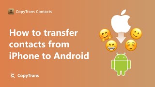 How to transfer contacts from iPhone to Android [upl. by Ydde]