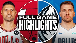 BULLS at MAVERICKS  FULL GAME HIGHLIGHTS  November 6 2024 [upl. by Naasah]