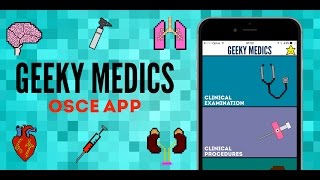 Geeky Medics Android App  OSCE App  UKMLA  CPSA [upl. by Anitrak890]