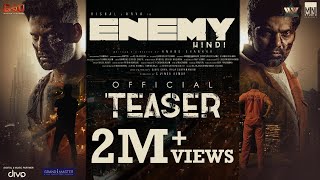 Enemy Hindi  Official Teaser  VishalAryaPrakash Raj  Anand Shankar  Vinod  Thaman Sam CS [upl. by Eleaffar82]