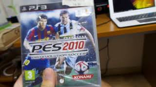 Umboxing pes 2010 ps3 [upl. by Yug]