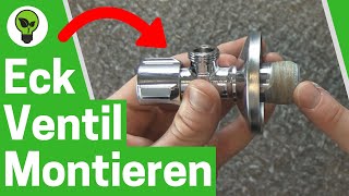 Eckventil Montieren ✅ TOP ANLEITUNG Wie Eckventile am Waschbecken mit Hanf amp Teflonband Einbauen [upl. by Callista]