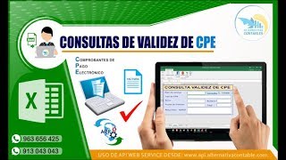 CONSULTA DE VALIDEZ DE CPE EN EXCEL – SUNAT [upl. by Crespi]