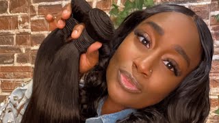 AliExpress Hair Unboxing Alianna Official Store [upl. by Idnyl]