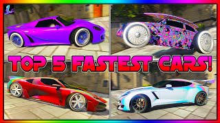 TOP 5 FASTEST CARS IN GTA ONLINE 2024 [upl. by Sommer]