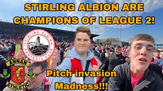 STIRLING ALBION ARE LEAGUE 2 CHAMPIONS  STIRLING ALBION V ANNAN ATHLETIC MATCHDAY VLOG [upl. by Riay]