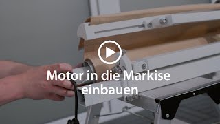 Markisenmotor nachrüsten Die Markise mit einem Motor nachrüsten  JAROLIFT [upl. by Nylinnej]