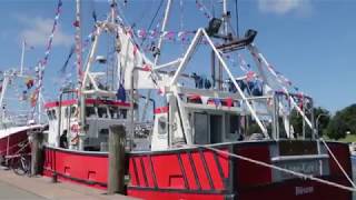 Kutterregatta Büsum 2017  Schiffe im Büsumer Museumshafen [upl. by Leonanie]