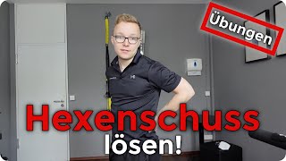 Hexenschuss lösen  Die 3 effektivsten Übungen bei einem akuten Hexenschuss [upl. by Allina398]