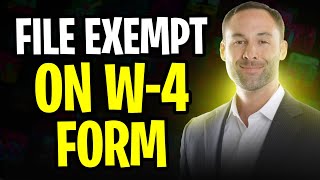 How to File Exempt on a W4 Form Fill Out Exempt W4 Form  Full Guide 2024 [upl. by Odelle]