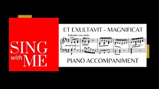 Et exultavit spiritus meus  Accompaniment  Magnificat  Bach [upl. by Solenne]