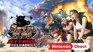 METAL SLUG ATTACK RELOADED  Launch Trailer – Nintendo Switch [upl. by Yevad323]