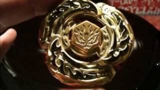 Beyblade LDrago Destroy DF105LRF Gold Armored Version Review andTest [upl. by Remliw]