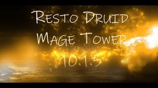 Resto Druid  Mage Tower [upl. by Adnilab]