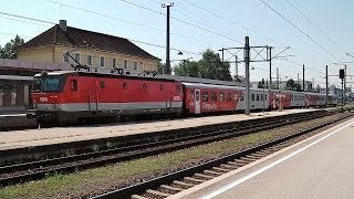 Wels Hbf  ÖBB 1116 Taurus  ÖBB 1144CityShuttle  ICE [upl. by Xenophon]