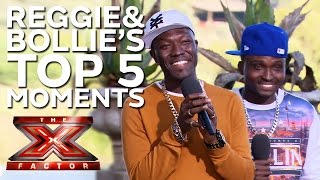 Reggie amp Bollies Top 5 X Factor Moments  The X Factor 2015 [upl. by Zurciram]