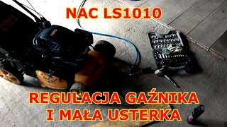 Kosiarka NAC LS1010  PROBLEM Z ODPALANIEMJAKOŚĆ GŁOWICY [upl. by Noletta]