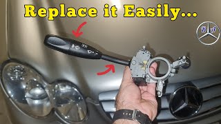 Replace your Mercedes Indicator switch easily Step by step [upl. by Oiramrej462]