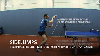 Sidejumps I Technikleitbilder der Deutschen TischtennisAkademie [upl. by Kenneth]