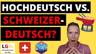 Schweizerdeutsch für Anfänger 🇨🇭Schweizerdeutsch lernen🇨🇭Unterschiede Hochdeutsch  Schweizerdeutsch [upl. by Snoddy]