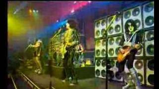 Kiss perform I Was Made For Loving You on the AFL Footy Show [upl. by Dolf]