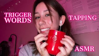 ASMR  various trigger words and tapping sounds [upl. by Chevy381]