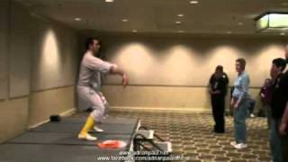 Adrian Paul Martial Arts Class at HLWW9 part2 [upl. by Afinom]