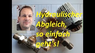 Wie du den hydraulischen Abgleich selbst berechnest durchführst und 3fach Heizenergie sparst [upl. by Etnaud558]