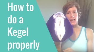 Kegel Exercises  How To Do A Kegel Correctly Finally [upl. by Dela255]