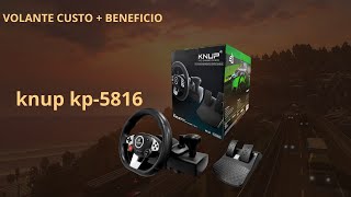 Volante knup kp5816 Testando volante gamer baratoLink do produto [upl. by Misty967]