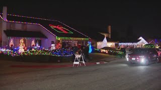 Hundreds visit Christmas Park the night before Christmas [upl. by Ieluuk]