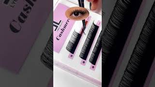 Wispy Lash Set Tutorial 😍 lashing lashextensions lasheseyelashextensions eyelashes lashartist [upl. by Adella]