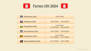 Ferien HH 2024 [upl. by Jessi]