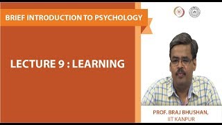 Lecture 9  Learning [upl. by Roger250]