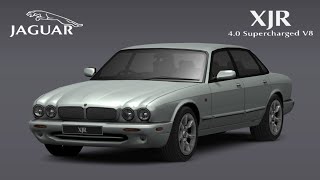 4K Enthusia プロレース Jaguar XJR 40 Supercharged V8 1997 X308・ジャガー XJR Victoria Road 3 laps [upl. by Naenej]