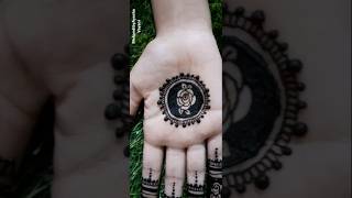 Very simple tikki mehndi design ❤ shorts youtubeshorts mehndi trending viral [upl. by Enifesoj789]